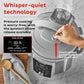 Instant Pot Next Gen Duo Plus V4 6-Qt stainless steel pressure cooker with 9-in-1 functionality and quiet steam release