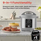 Instant Pot Next Gen Duo Plus V4 6-Qt stainless steel multi-cooker with 9-in-1 functions and quiet steam release