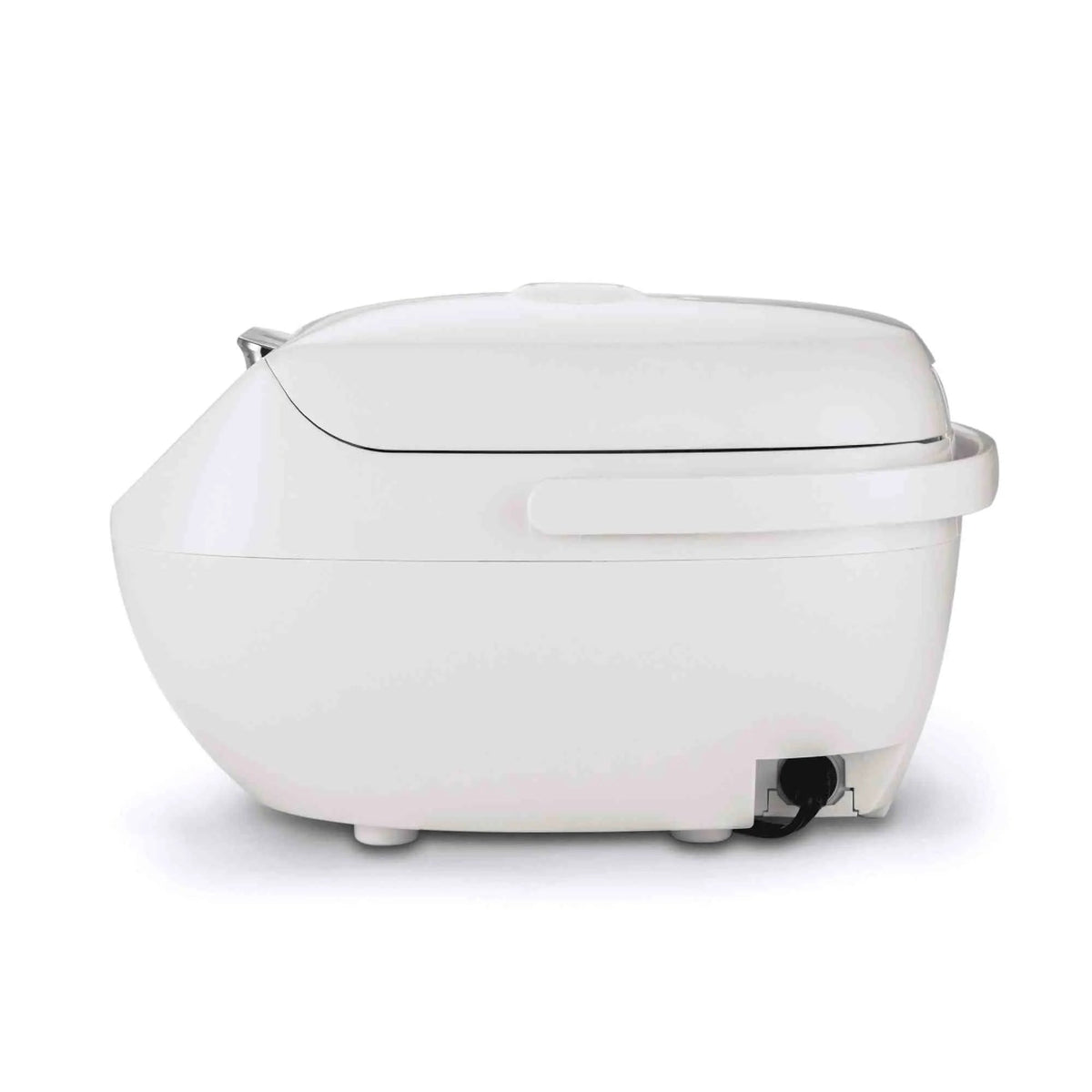TIGER JBV-A10U 5.5-cup Micom rice cooker with food steamer and synchro-cooking function.
