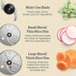 Vitamix Ascent Series 12-cup black food processor attachment with SELF-DETECT base and stainless steel blades