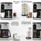 Cuisinart Coffee Maker 2-in-1 with 12-cup glass carafe and single-serve pod compatibility