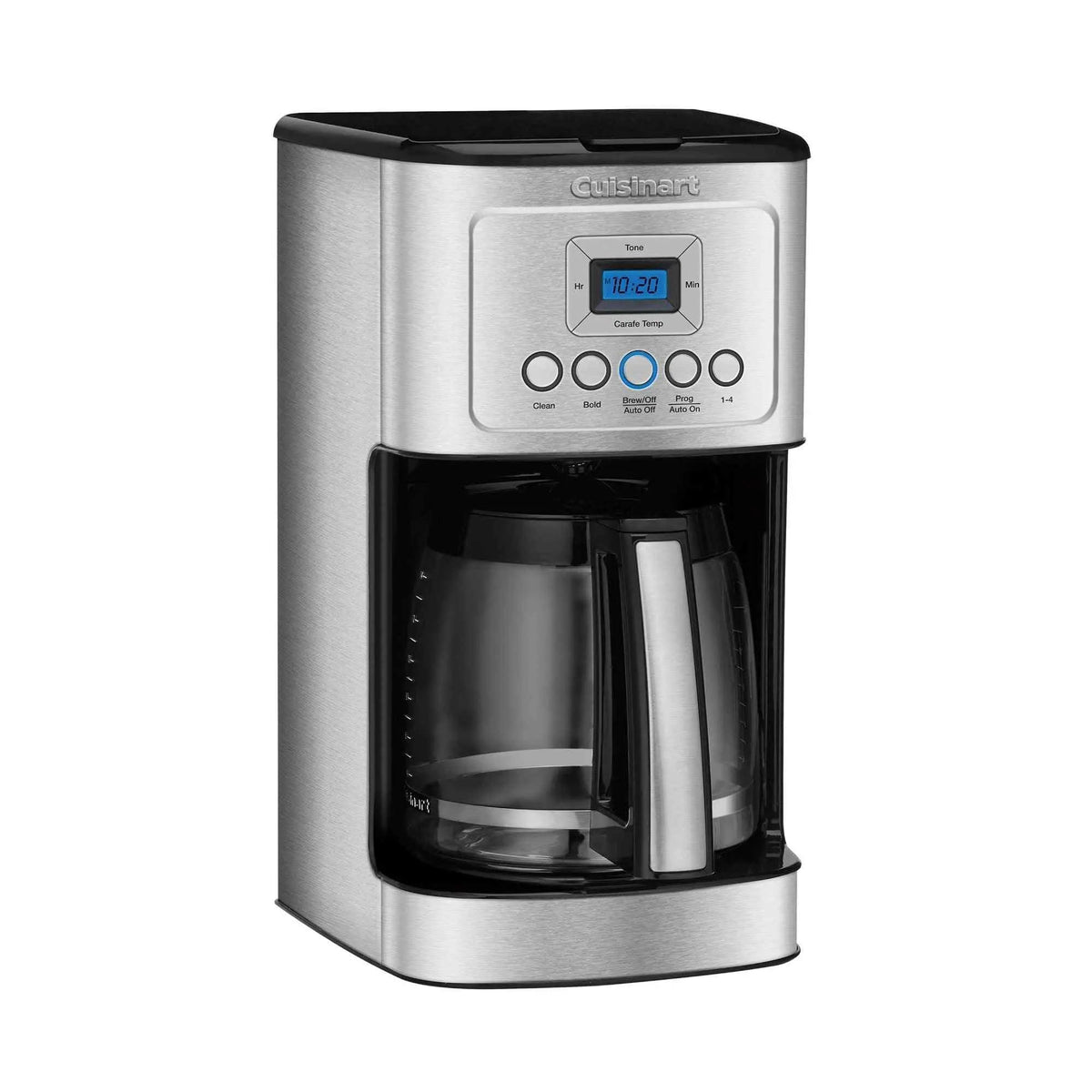 Cuisinart Perfectemp OXO Brew Conical Burr Coffee Grinder with adjustable brew strength and 14-cup glass carafe