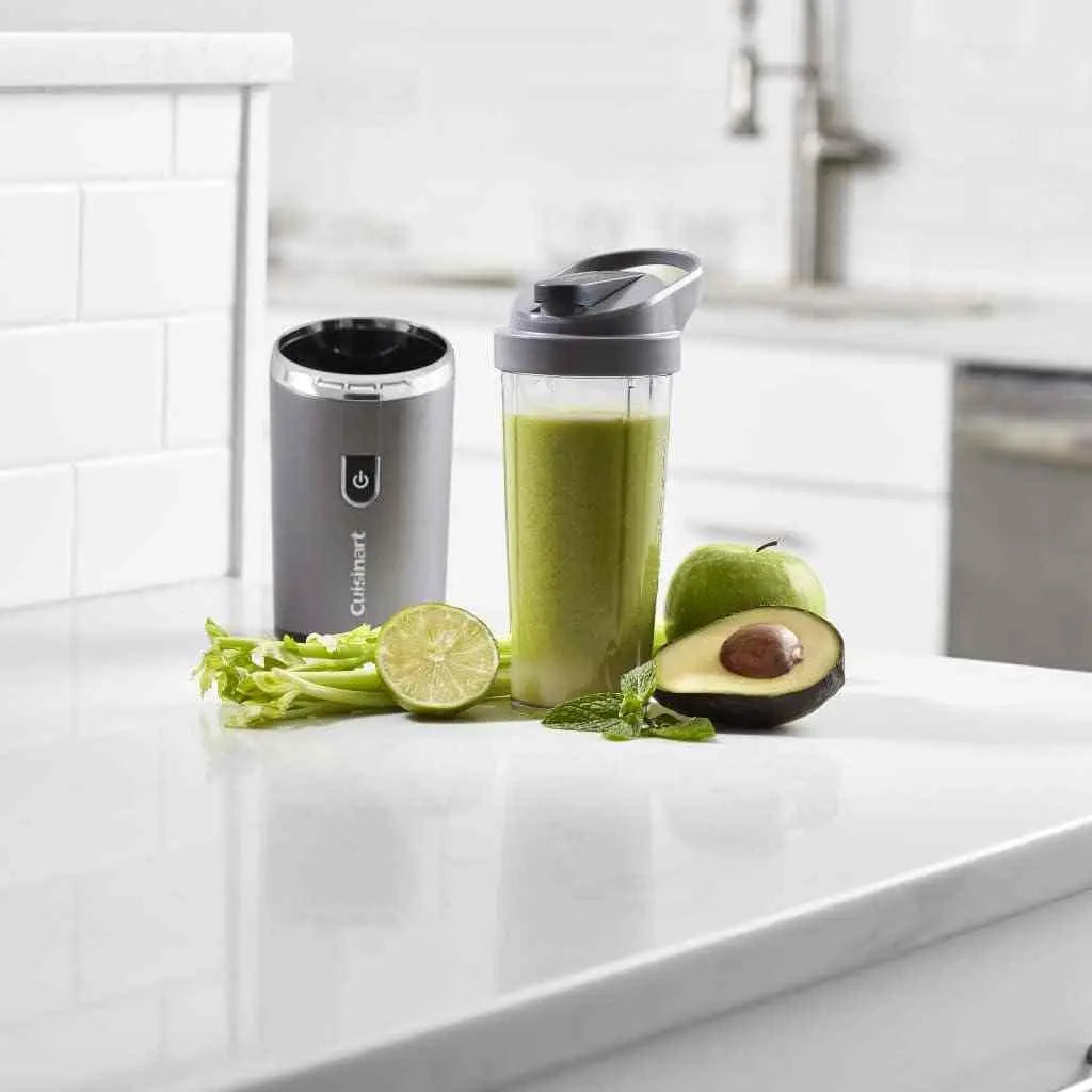 Cuisinart EvolutionX cordless rechargeable compact blender with 16-oz to-go cup and USB charging