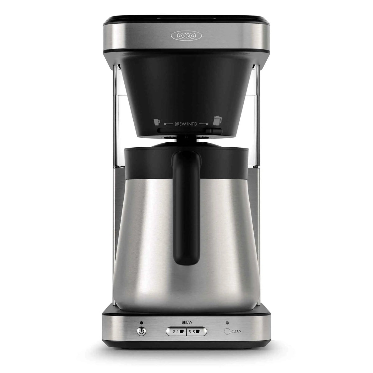 OXO Brew 8 Cup Coffee Maker stainless steel with thermal carafe and precision brewing features
