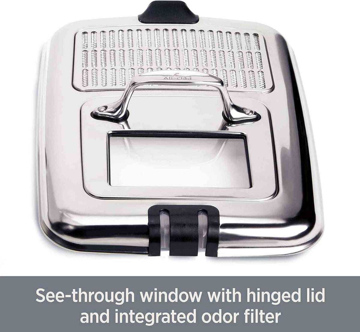 All-Clad 3.5L Deep Fryer stainless steel electric fryer with digital controls and oil filtration system
