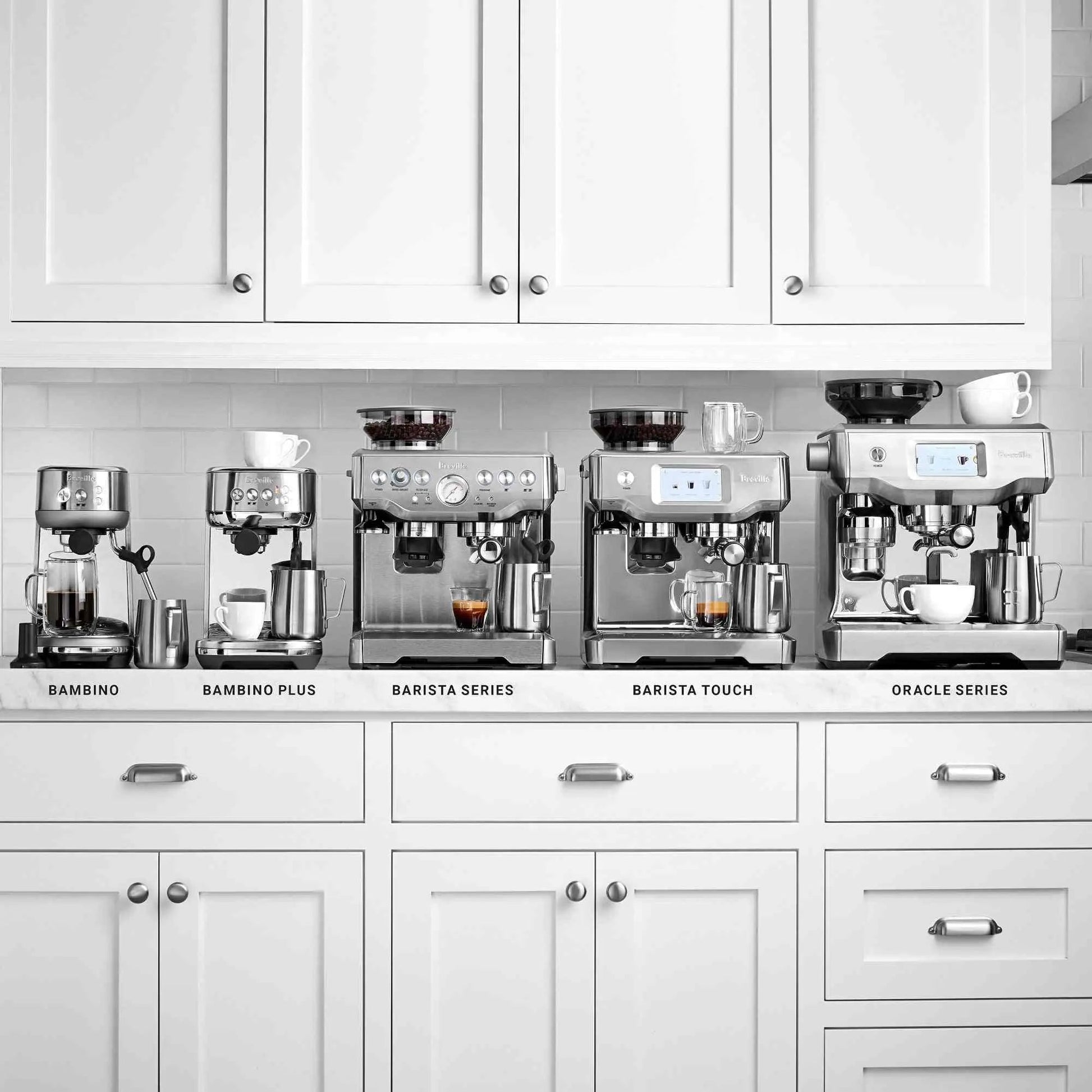 Breville Barista Touch Impress espresso machine with grinder and touchscreen interface