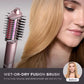 FlexFusion Air and Ceramic System HD641S hair straightener with heat-controlled ceramic and scalp shield for no heat damage styling on wet and dry hair