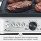 Breville BGR700BSS electric grill with one-touch presets, reversible ceramic plates, and BBQ mode on countertop
