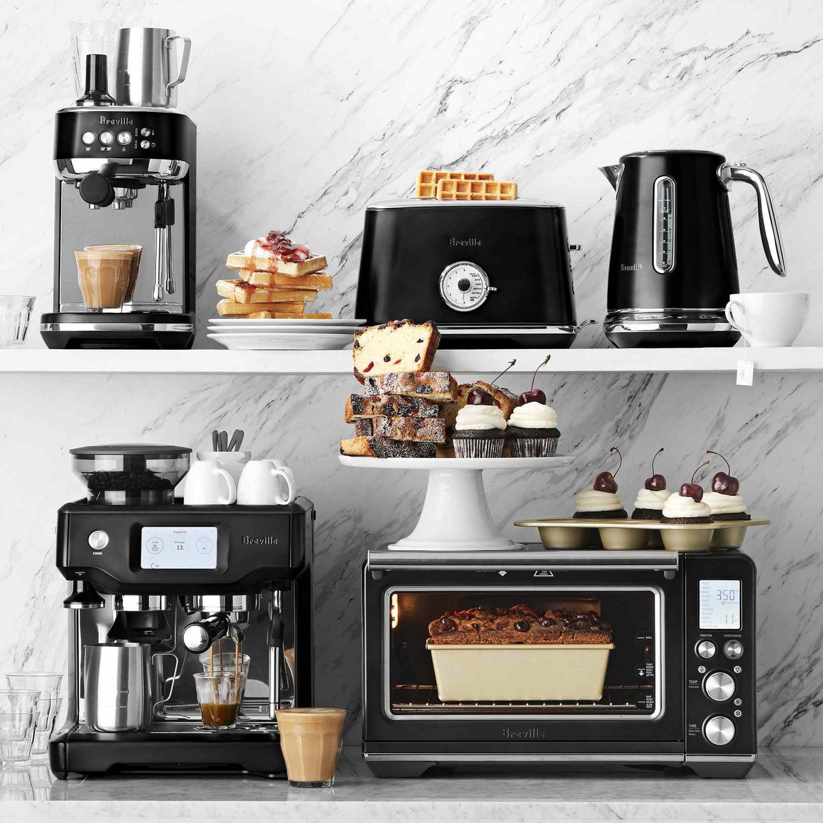 Breville Bambino Plus espresso machine brushed stainless steel compact design with automatic microfoam and Thermojet heating system