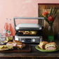Cuisinart GR-5BWS Electric Griddler FIVE 5-in-1 multifunction kitchen appliance with digital controls and removable nonstick plates