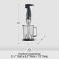 Breville Control Grip immersion blender with 15 speeds and ergonomic design for versatile kitchen blending tasks