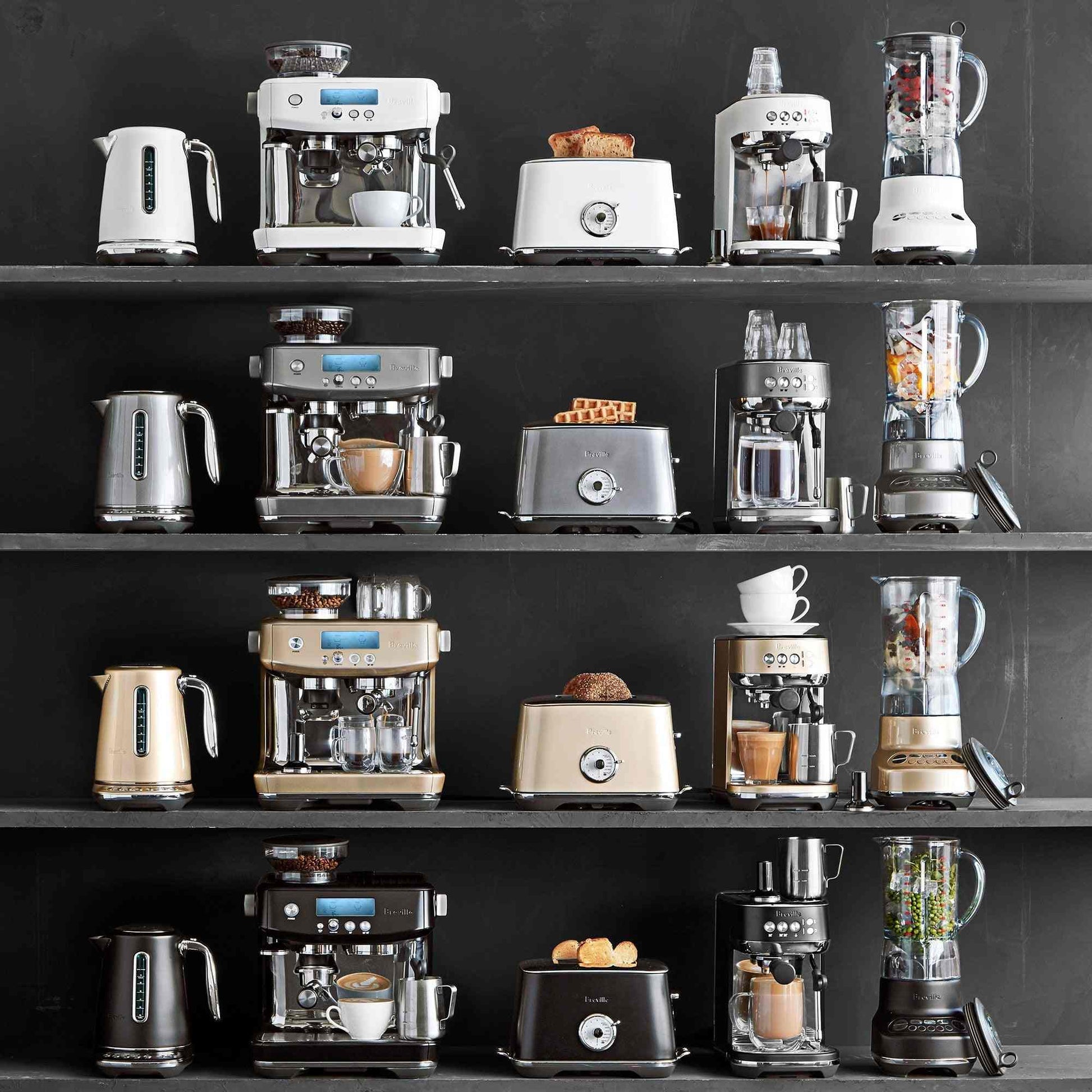 Breville Fresh and Furious Blender silver with Kinetix Bowl and Blade system and LED display