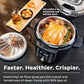 Instant Pot Duo Crisp 6.5 Qt air fryer and pressure cooker combo with 13-in-1 functionality and stainless steel air fryer lid