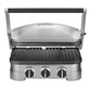 Cuisinart Panini Press stainless steel 5-in-1 griddler with removable nonstick plates and adjustable temperature controls