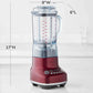 Breville Fresh and Furious Blender silver model with Kinetix Bowl and Blade system and LED display