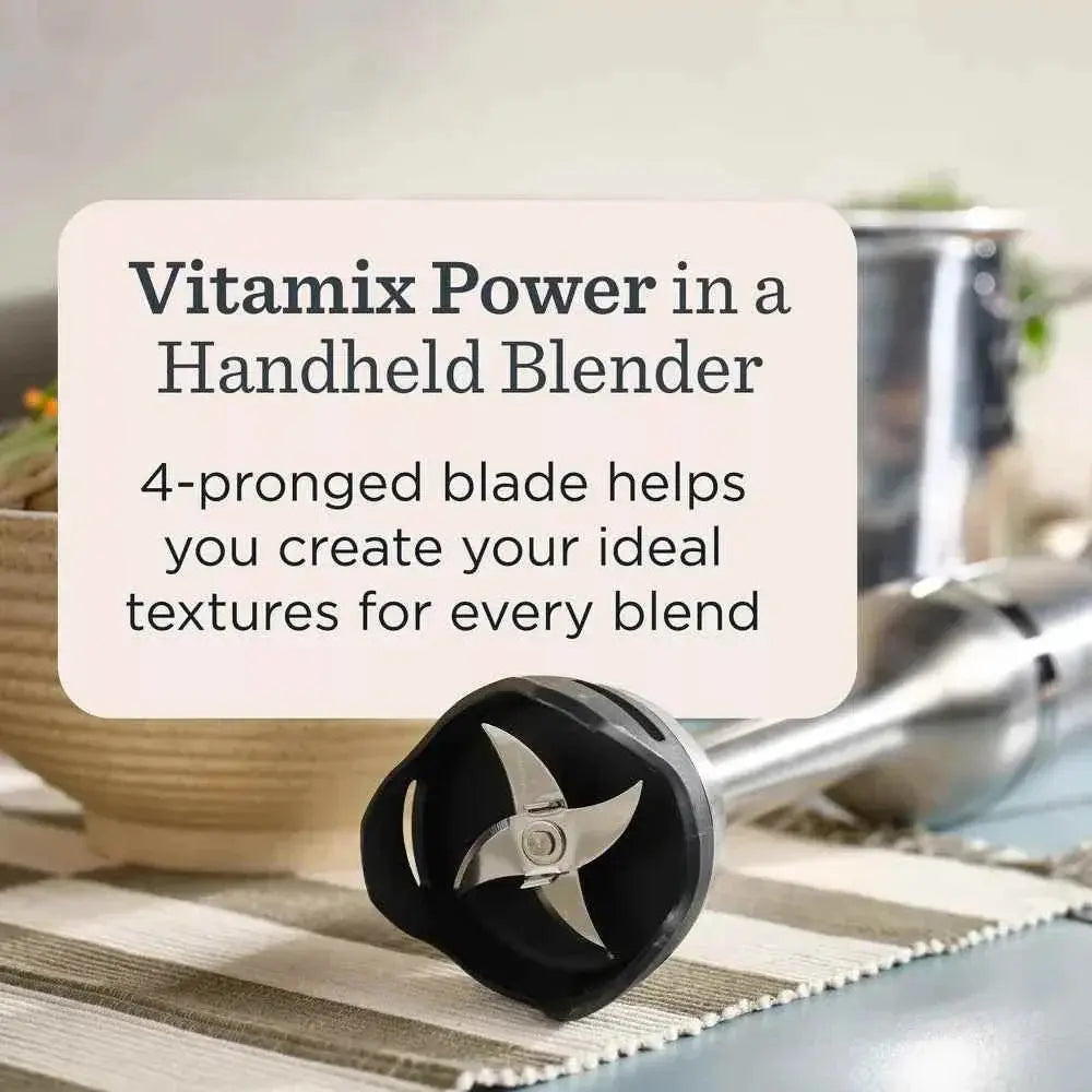 Vitamix Immersion Blender 5-speed stainless steel hand blender with 625W motor and scratch-resistant blade