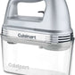 Cuisinart HM-90BCS Power Advantage Plus 9-speed handheld mixer in brushed chrome with storage case and attachments