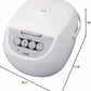 TIGER JBV-A10U 5.5-Cup Micom Rice Cooker with food steamer and synchro-cooking function