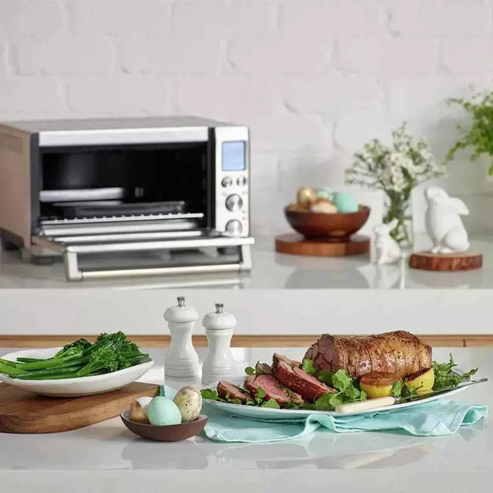 Breville 1800W Smart Oven Pro stainless steel countertop toaster oven with convection and Element IQ technology