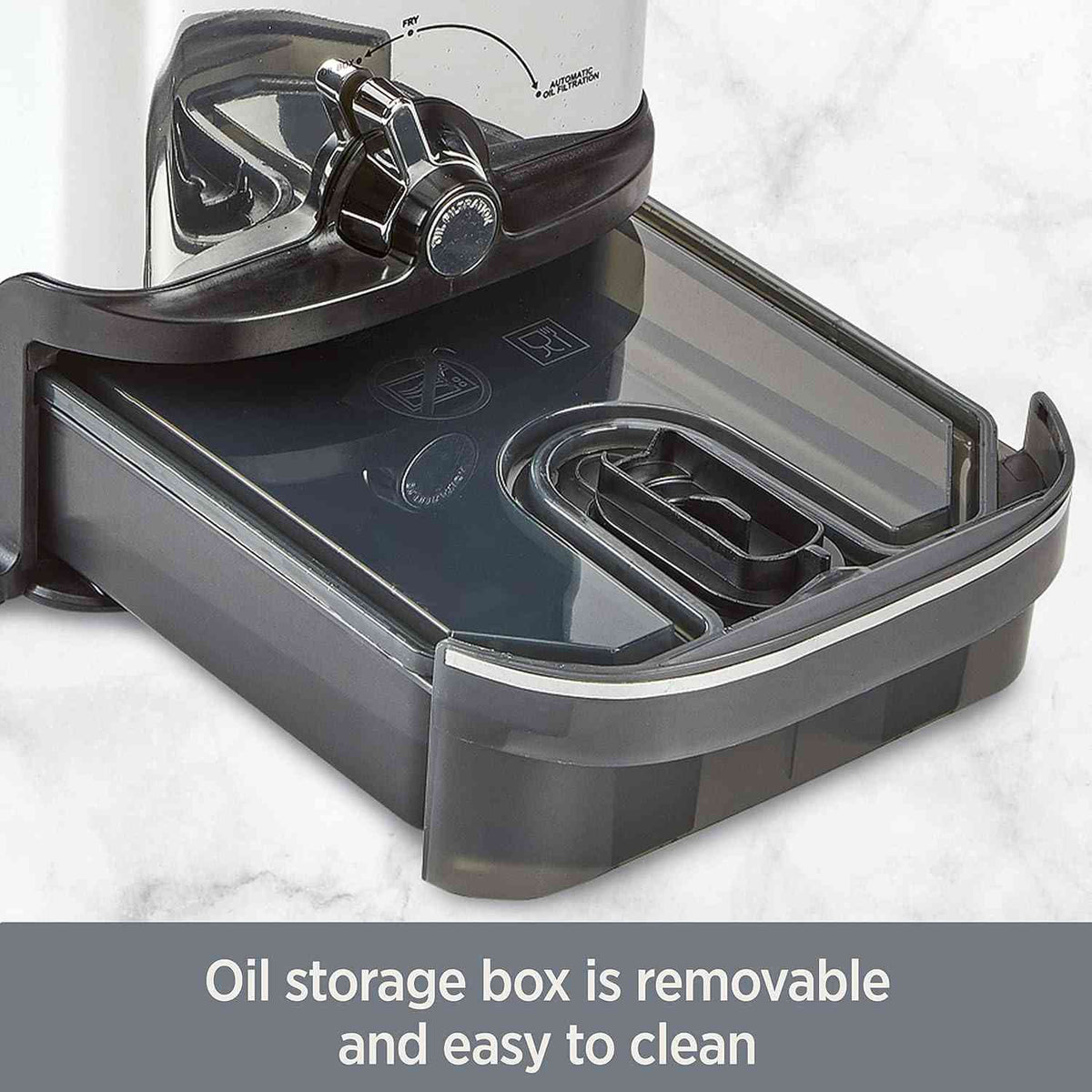 All-Clad 3.5L Deep Fryer stainless steel with digital controls and oil filtration system