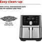 Instant Pot 6-Qt XL Vortex Plus Air Fryer with 6-in-1 functions and stainless steel design