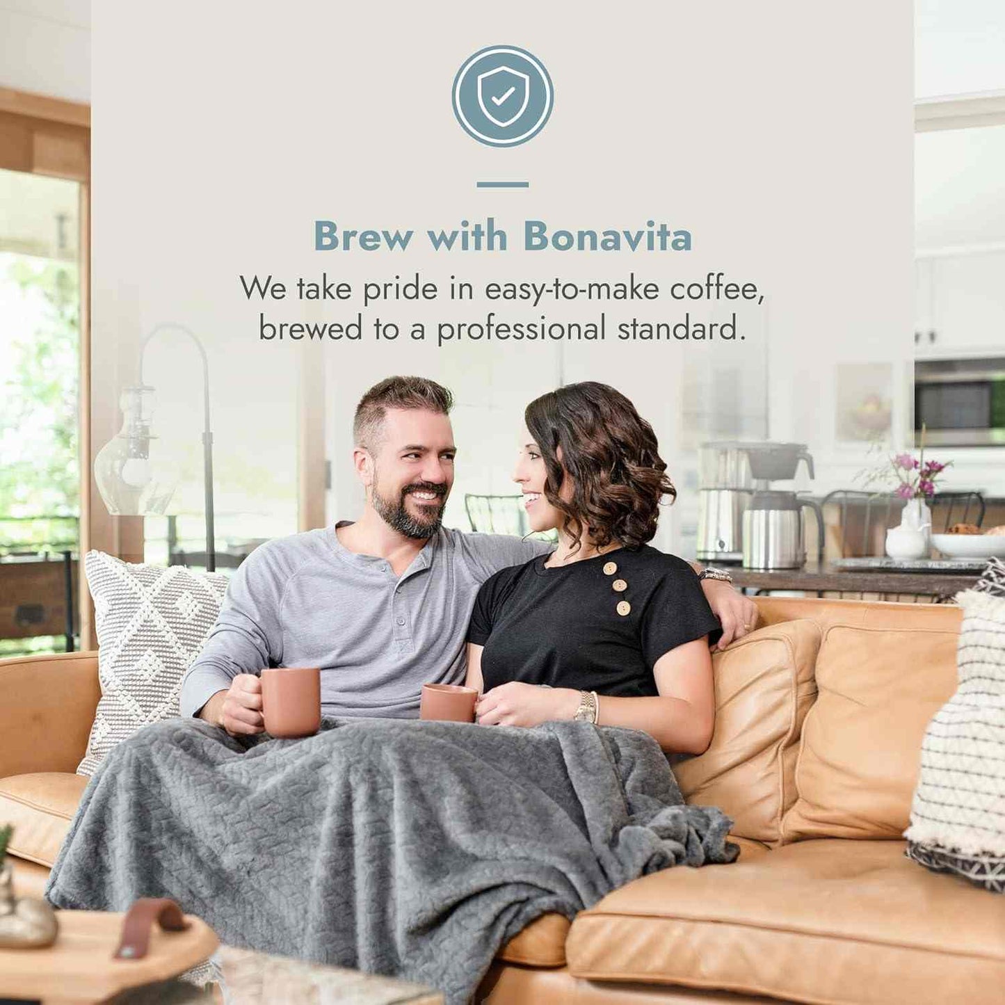 Bonavita Connoisseur 8 Cup Drip Coffee Maker with stainless steel thermal carafe and one-touch pour over brewing.