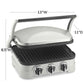 Cuisinart Panini Press stainless steel 5-in-1 griddler with removable nonstick plates and adjustable temperature controls