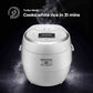 Cuckoo CR-1020FW 10-cup Micom rice cooker with 16 menu options and LED touch panel